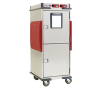 Metro C5 Transport Armour Mobile Full-Height Dual Cavity Heated Holding Cabinet with Dutch Split Doors, 32-Pan Capacity