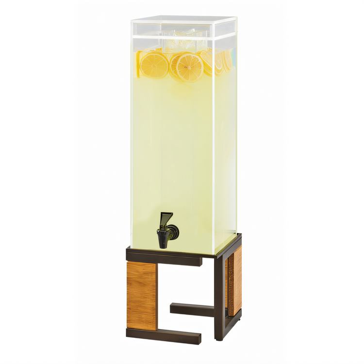 Product image #1 for Sierra 3-Gallon Square Ice Beverage Dispenser with Chamber and Drip Tray