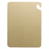 Thumbnail image #1 for Cut-N-Carry Brown Color-Coded Cutting Board, 12 x 18 x 1/2 Inch, Co-Polymer