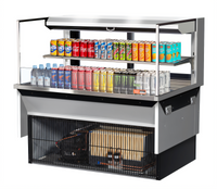 Turbo Air 48-Inch Low-Profile Drop-In Horizontal Open Refrigerated Display Case, 10.2 Cu. Ft.