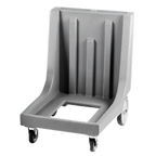 Thumbnail image #2 for Cambro Camdolly® CD1826MTC615 Tray and Sheet Pan Camcarrier Dolly with Handle, 350 lb Capacity, Charcoal Gray