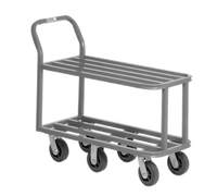 Channel Heavy-Duty Tubular Steel Stocking Truck with Tubular Deck