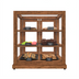 Thumbnail image #1 for Koolmore Upright Bakery Display Case with Slanted Glass Front, 3 Tempered Glass Shelves, and Double Rear Doors