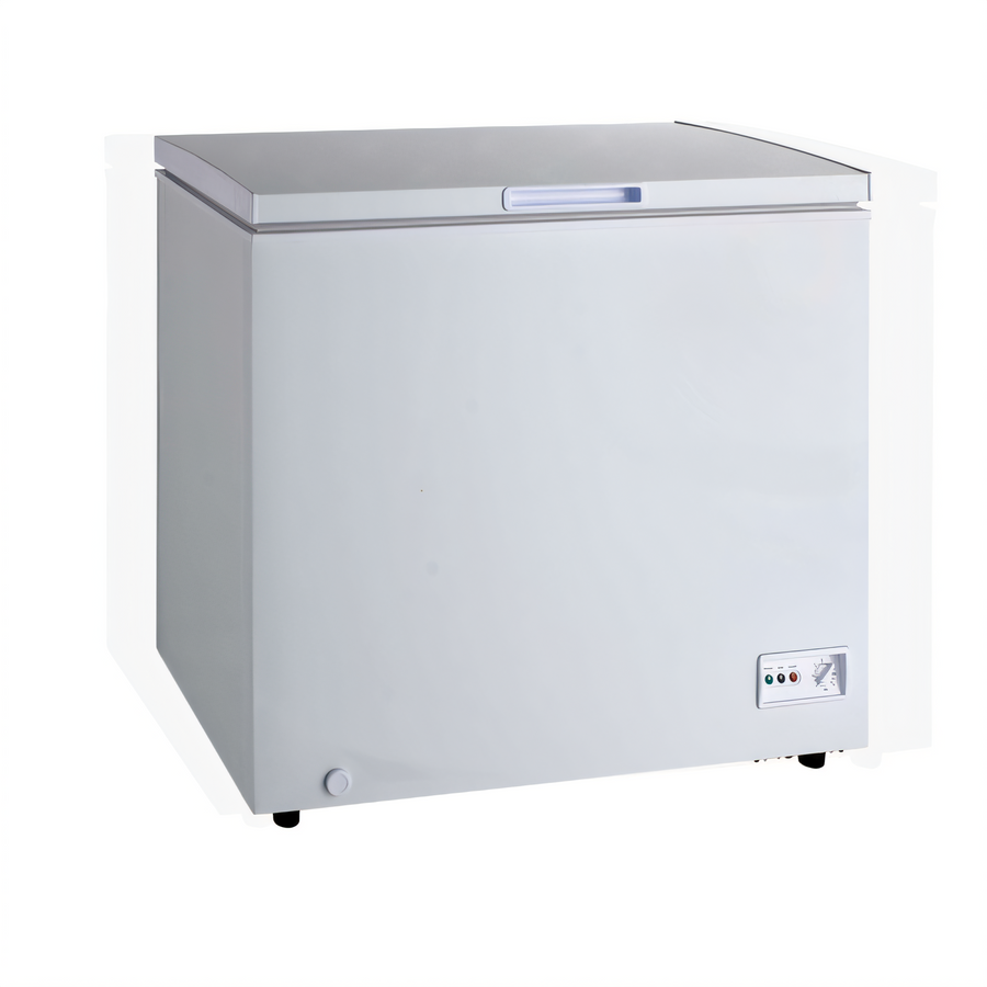 Product image #1 for 6.7 Cu. Ft. Commercial Chest Freezer with Solid Hinged Flat Lid and Basket