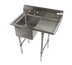 Thumbnail image #1 for Economy 1-Compartment Stainless Steel Sink with Right Drainboard