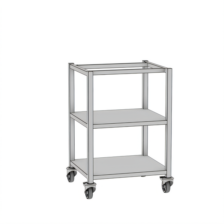 Product image #1 for RATIONAL Stand I Mobile Oven Stand for XS Cooking Systems with Swivel Casters