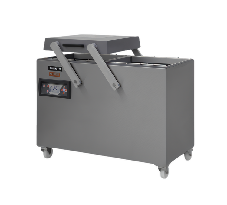 Product image #1 for Trento Turbovac L60 Double Chamber Floor-Model Vacuum Packaging Machine with 23.62-Inch Seal Bars and 63 m³ Pump