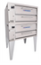 Thumbnail image #1 for Bakers Pride Super Deck Series Double Deck Gas Pizza Deck Oven, 36 x 24.5 Inch Ceramic Bake Decks, Shallow Depth