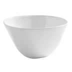 Thumbnail image #1 for American Metalcraft Crave Collection CBL40CL 40 oz Round Coupe Melamine Bowl, Cloud White Case of 16