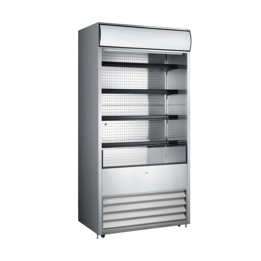 Product image #1 for Omcan USA Open Refrigerated Merchandiser Floor Display Case, 36-Inch Wide, 18.7 Cu. Ft.