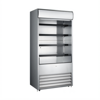 Omcan USA Open Refrigerated Merchandiser Floor Display Case, 36-Inch Wide, 18.7 Cu. Ft.