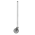 Thumbnail image #1 for Eagle Group Quik-Set HDSCP74-S Mobile Wire Shelving Post, 74"H, Grooved in 2" Increments, Stainless Steel