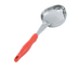 Thumbnail image #1 for Jacob's Pride 8 oz Perforated Oval Bowl Spoodle Portion Control Serving Spoon with Orange Handle