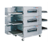 Thumbnail image #1 for Lincoln Impinger Low Profile Triple-Stack Electric Conveyor Pizza Oven Package