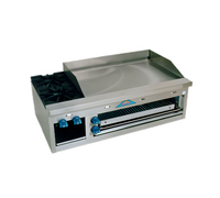 Comstock-Castle 48-Inch Countertop Gas Hotplate/Griddle and Cheesemelter Combination