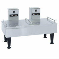 BUNN Soft Heat Dual Controlled-Heat Serving Stand / Docking Station, Stainless Steel, 120V