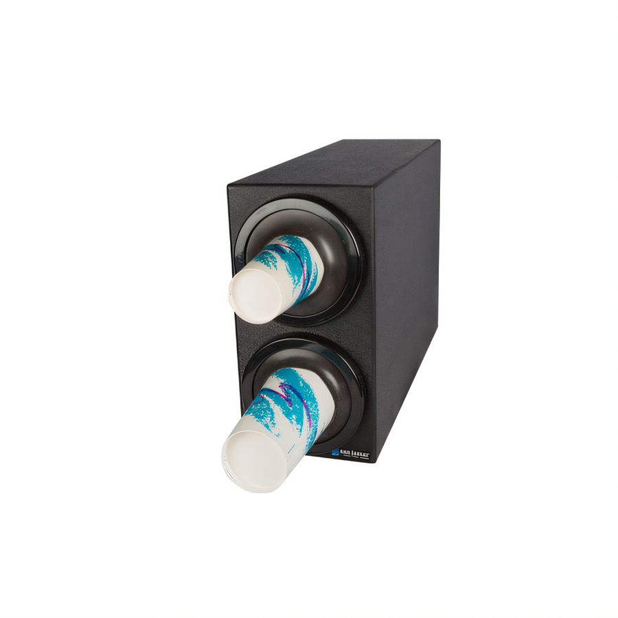 Product image #1 for EZ-Fit Black Beverage Dispenser Cabinet with 2 Cup Dispensers