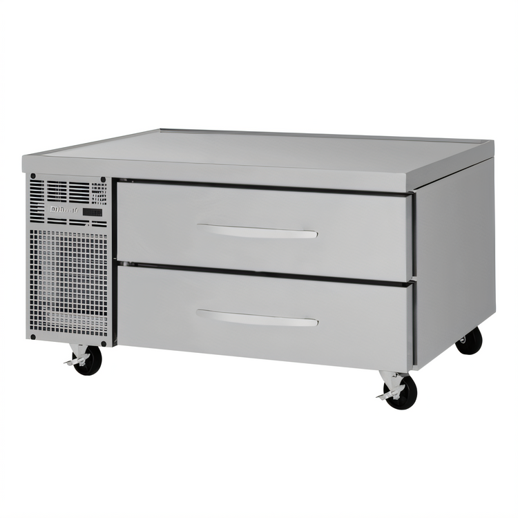 Product image #1 for Turbo Air PRO Series 48-Inch Refrigerated Chef Base with 2 Drawers and Stainless Steel Top