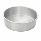 Thumbnail image #1 for Omcan USA 44324 Round Aluminum Cake Pan, 6" Diameter x 2" Deep
