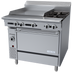 Thumbnail image #1 for Garland Cuisine 36-Inch Heavy Duty Gas Combination Top Range with 24-Inch Left Griddle, 2 Right Open Burners, and Standard Oven