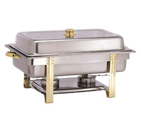 Admiral Craft Equipment Corp. GRV-8 Gold Riviera Chafing Pans