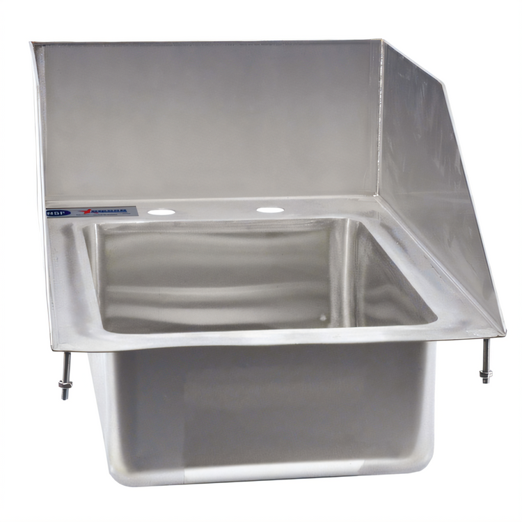 Product image #1 for Omcan USA Single-Compartment Stainless Steel Drop-In Sink with 10 x 14 x 5 Inch Bowl