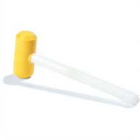 Carlisle 14-Inch Polypropylene Sanitary Mallet — All-Plastic Meat Tenderizer