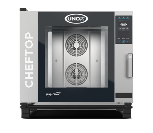 Product image #1 for UNOX CHEFTOP MIND.Maps CONVEX Full-Size Electric Convection Oven, 6 Full-Size Sheet Pan Capacity