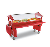 Carlisle SixStar Youth Food Bar Leg, Red