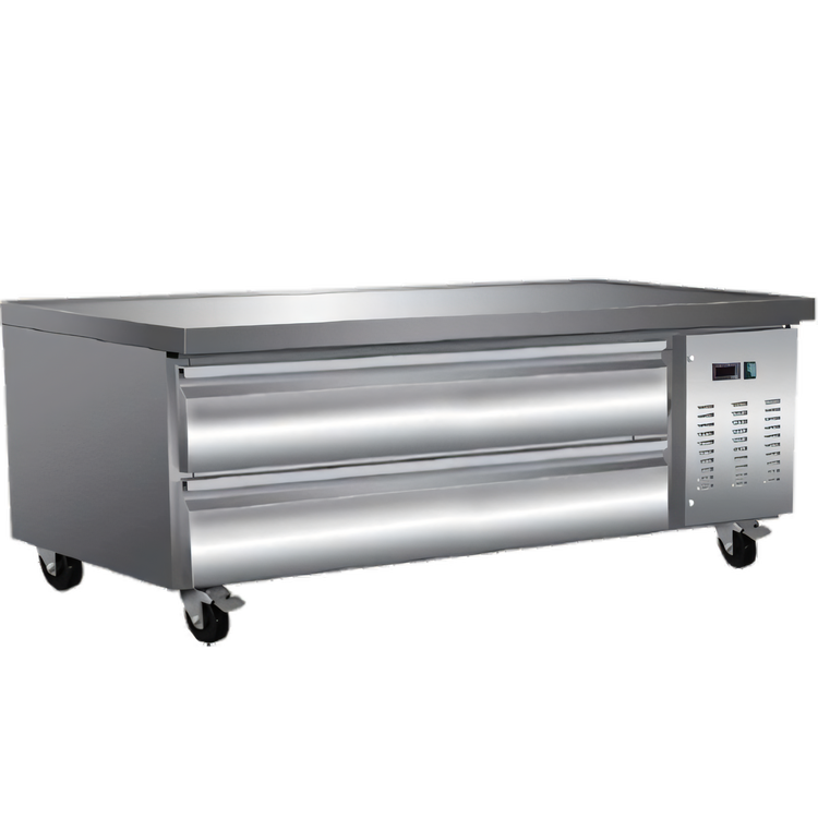Product image #1 for Maxx Cold X-Series 62-Inch 2-Drawer Refrigerated Chef Base, 8.8 Cu. Ft.
