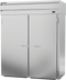 Thumbnail image #1 for Beverage-Air P Series Roll-Thru Two-Section Pizza Holding Cabinet, 72.4 Cu. Ft., Stainless Steel Front & Sides