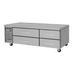 Thumbnail image #1 for Turbo Air PRO Series 72-Inch Two-Section Refrigerated Chef Base with 4 Drawers