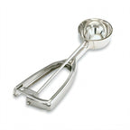 Thumbnail image #1 for Vollrath 47153 #16 2 oz. Round Bowl Disher with Squeeze Handle, Stainless Steel Case of 12