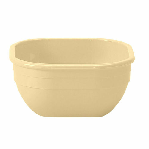 Product image #2 for Cambro Camwear 4-Inch Square Polycarbonate Bowl, 9.4 oz, Beige