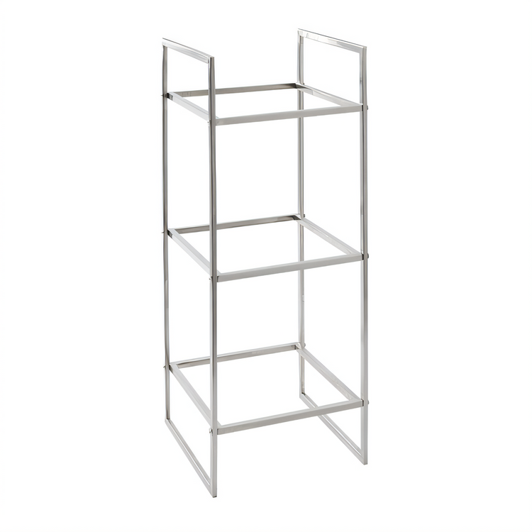 Product image #1 for American Metalcraft Three-Tier Stainless Steel Modular Buffet Riser, 25-1/2-Inch High