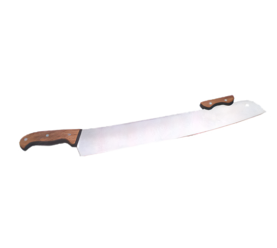 Product image #1 for American Metalcraft 18-Inch Stainless Steel Pizza Knife with Wood Handle