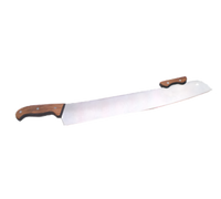 American Metalcraft 18-Inch Stainless Steel Pizza Knife with Wood Handle