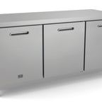 Thumbnail image #1 for Kelvinator Commercial KCHUC72R-32 72-Inch 3-Section ADA Undercounter Refrigerator, 18 Cu. Ft., Solid Doors, Stainless Steel