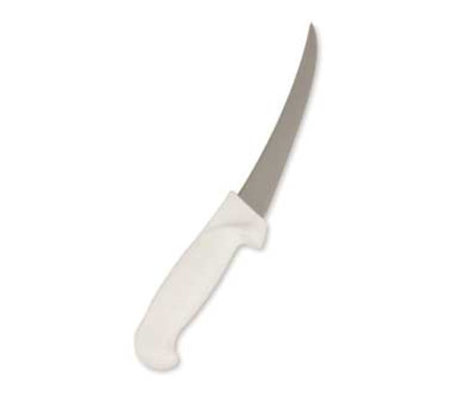 Product image #1 for 6-Inch Curved Boning Knife with White Polypropylene Handle