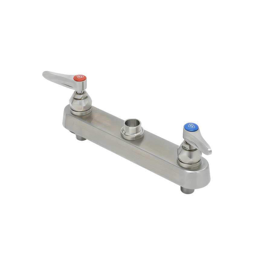 Product image #1 for EverSteel 8-Inch Centers Stainless Steel Deck Mount Workboard Faucet with Lever Handles, Less Nozzle