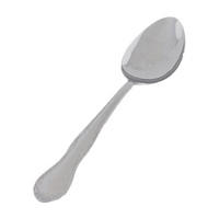 Belinda Pattern 7-Inch Heavy Weight Dessert Spoon, Bright Vibro Finish, 18/0 Stainless Steel