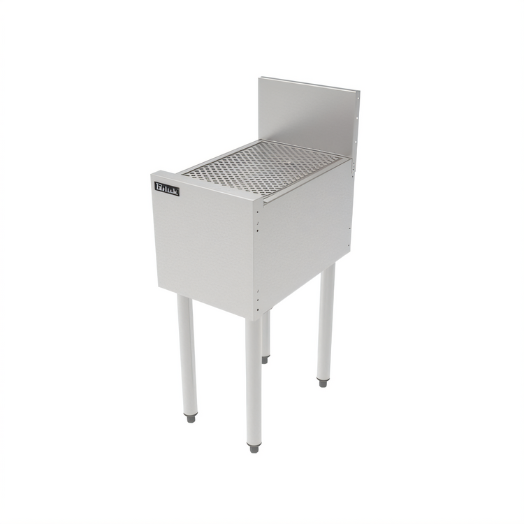 Product image #1 for Top Shelf 14-Inch Wide Stainless Steel Freestanding Underbar Drainboard with Backsplash