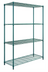 Thumbnail image #1 for Quantum 4-Tier Wire Shelving Unit, 30 x 24 x 72 Inches, Green Epoxy Antimicrobial Finish