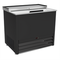 Serv-Ware 36-Inch Glass Froster (Glass Chiller) with Top Sliding Doors