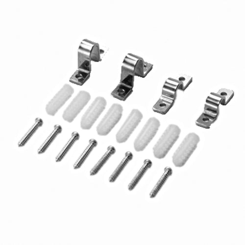 Product image #1 for American Metalcraft Stainless Steel Pizza Pan Rack Wall Mount Kit for 19107