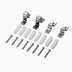 Thumbnail image #1 for American Metalcraft Stainless Steel Pizza Pan Rack Wall Mount Kit for 19107