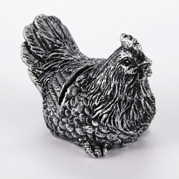 Product image #1 for American Metalcraft Whimsical Hen Menu Card Holder