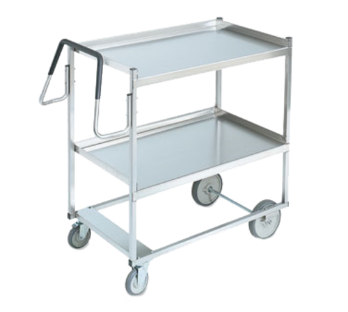 Product image #1 for Vollrath Heavy-Duty Stainless Steel Two-Shelf Bus Cart with Raised Lower Shelf
