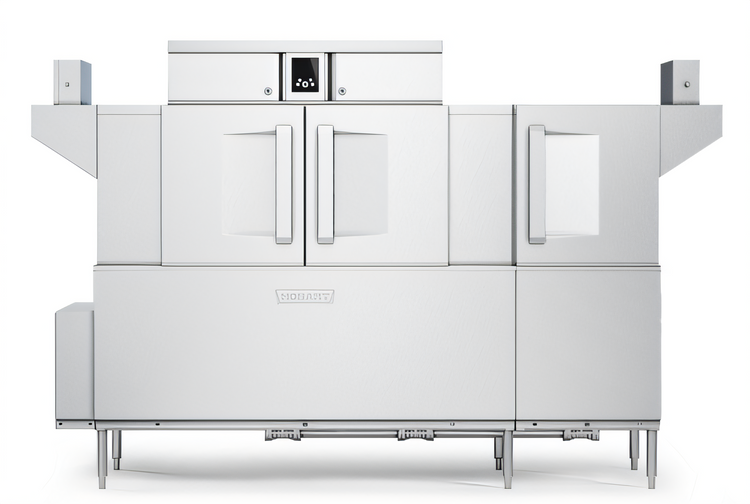 Product image #1 for Hobart CL86-DWR High Temperature Rack Conveyor Dishwasher with Drain Water Energy Recovery