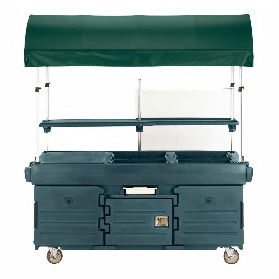Product image #1 for CamKiosk 4-Pan-Well Mobile Food Cart with Canopy